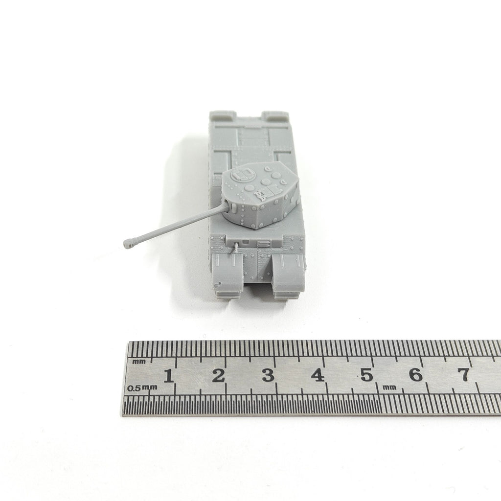 WWII British TOGⅡ Tank,3D Printed,1/144 Scale Mini Tank Model,Resin