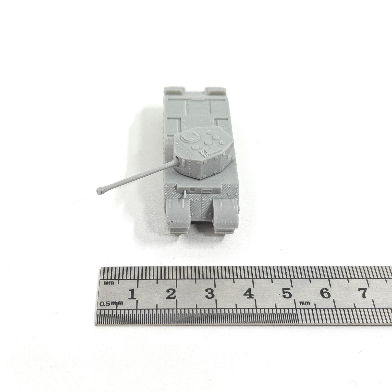 WWII British TOGⅡ Tank,3D Printed,1/144 Scale Mini Tank Model,Resin