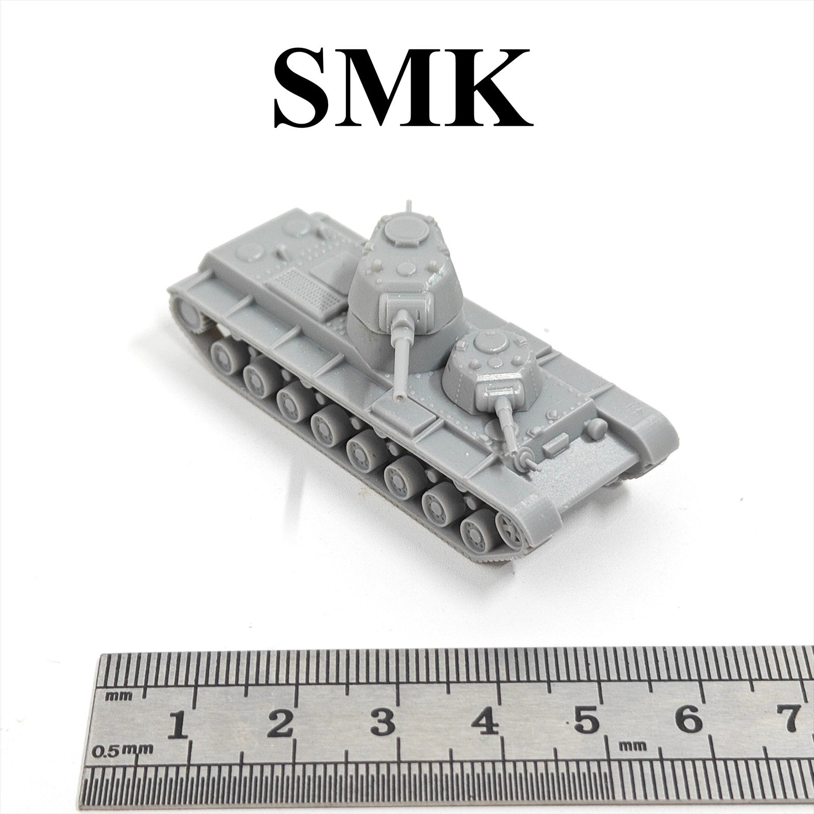 Soviet SMK Heavy Tank,3D Printed,1/144 Scale Mini Tank Model,Resin
