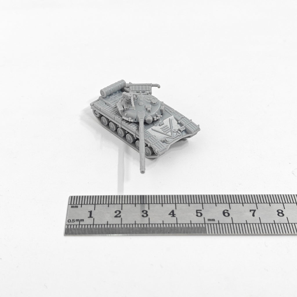 Soviet T-64A Main Battle Tank,3D Printed,1/144 Scale Mini Tank Model,Resin