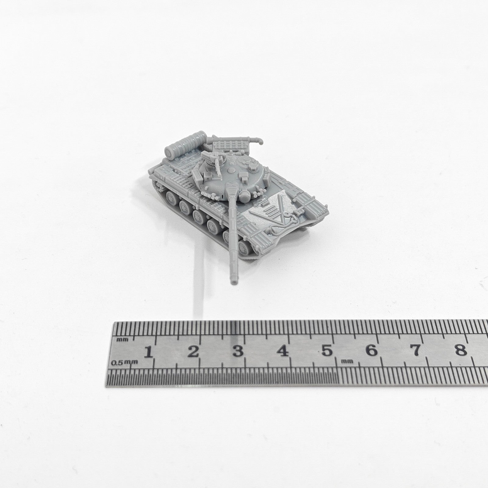 Soviet T-64A Main Battle Tank,3D Printed,1/144 Scale Mini Tank Model,Resin