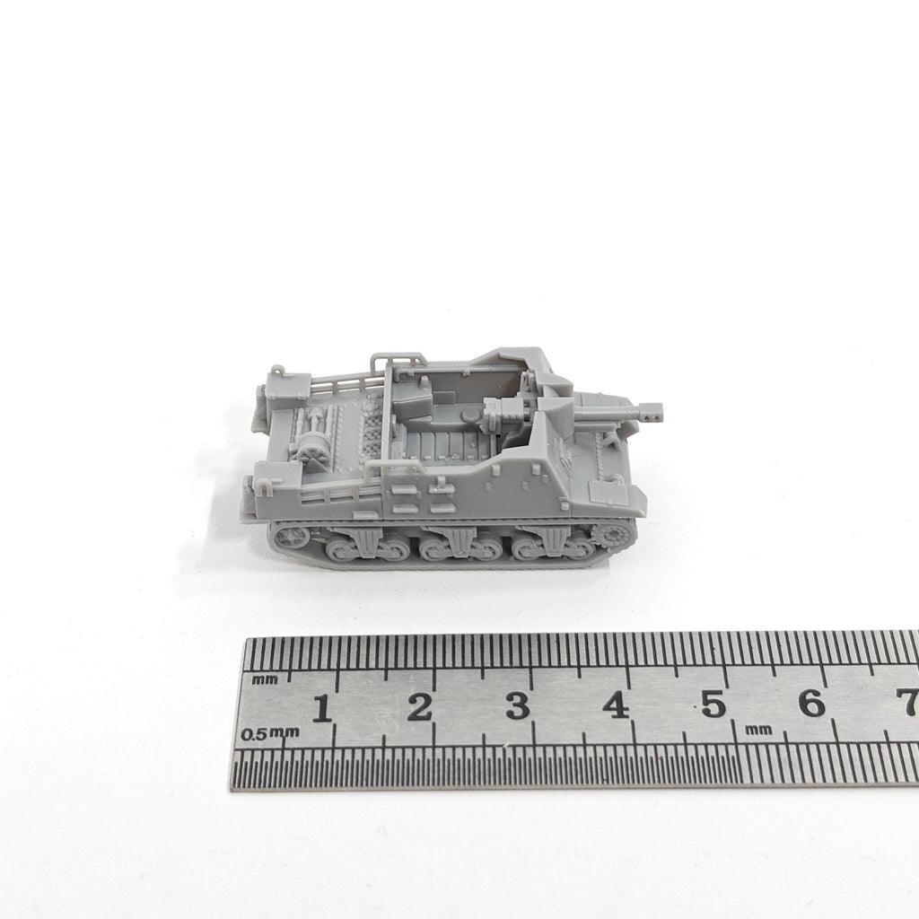 WWII British Sexton II Tank,3D Printed,1/144 Scale Mini Tank Model,Resin