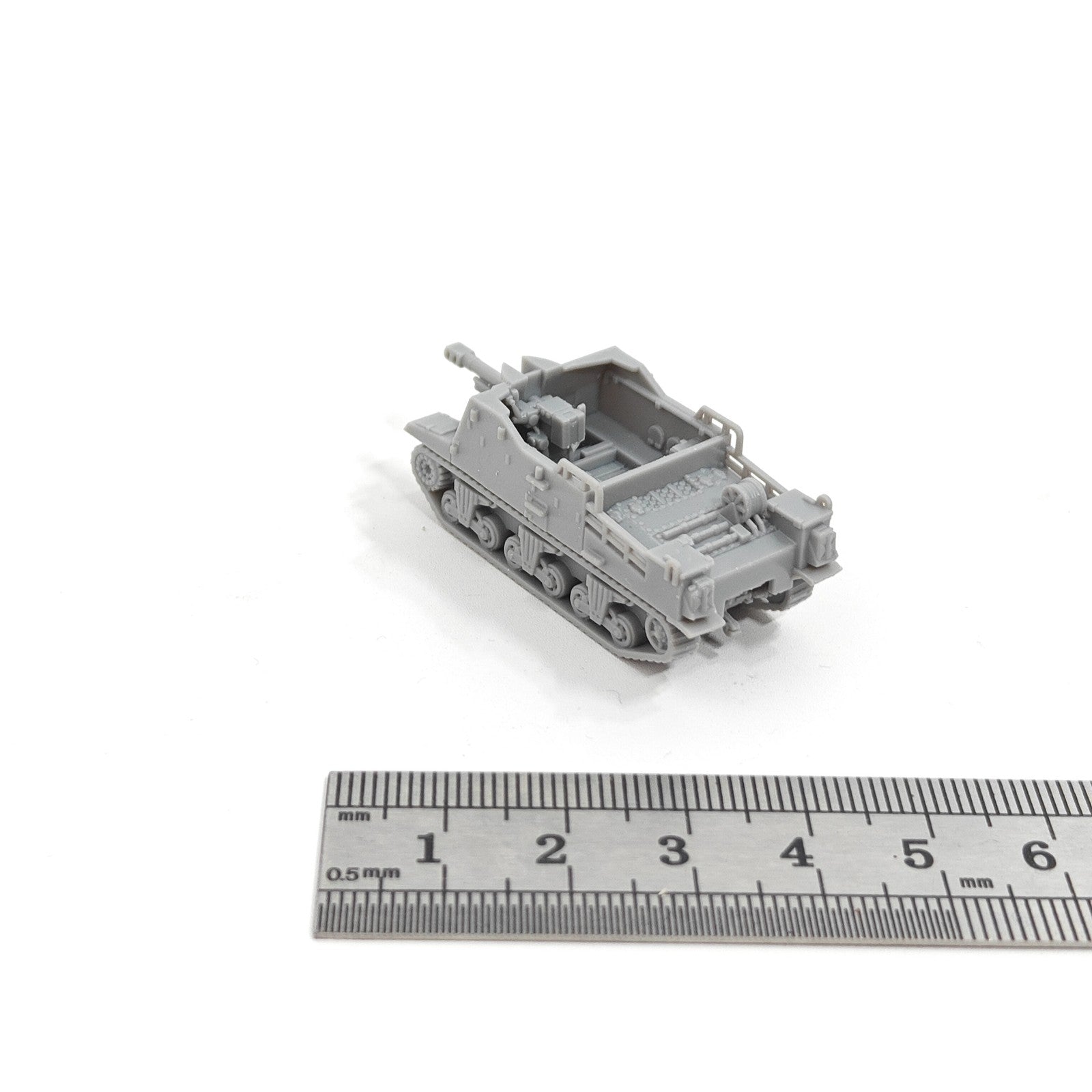 WWII British Sexton II Tank,3D Printed,1/144 Scale Mini Tank Model,Resin