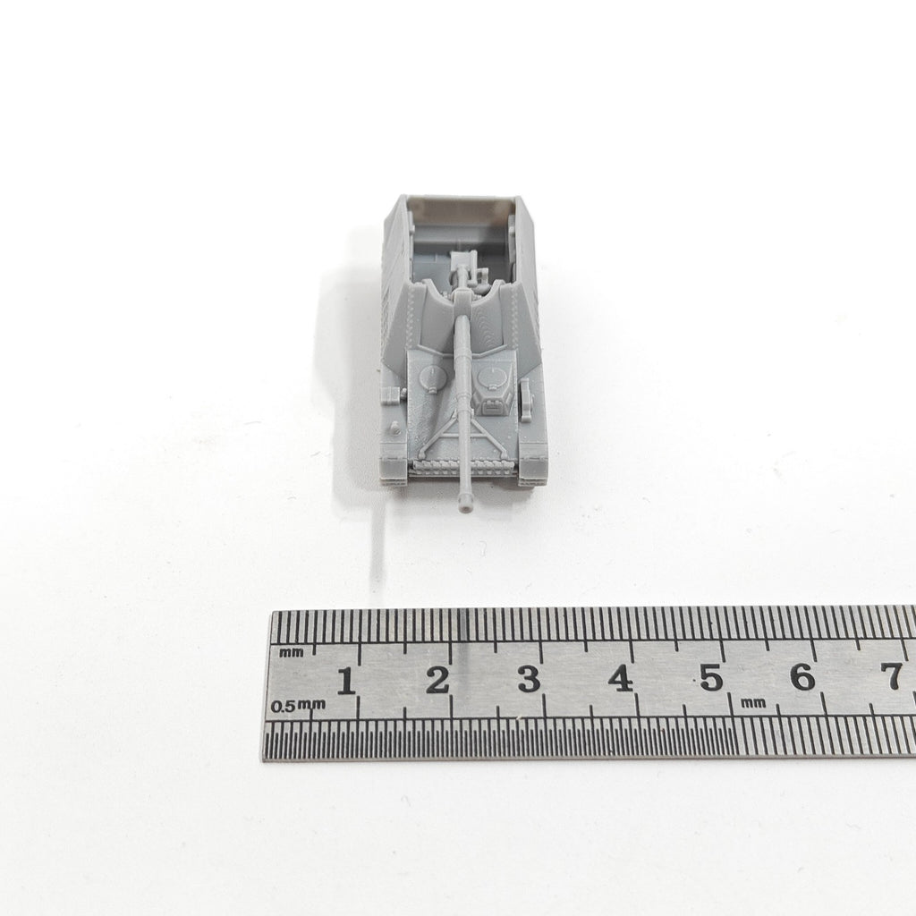 WWII German Sd.Kfz.164 Nashorn SPG,3D Printed,1/144 Tank Model,Resin