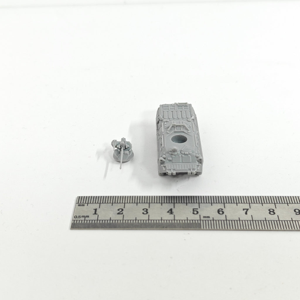 Soviet BTR-80A  APC,3D Printed,1/144 Scale Mini Tank Model,Resin