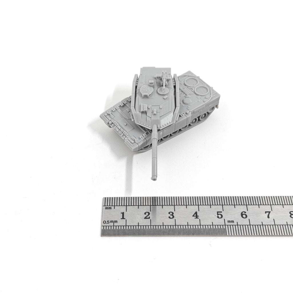 German Leopard 2A7 Main Battle Tank,3D Printed,1/144 Scale Mini Tank Model,Resin