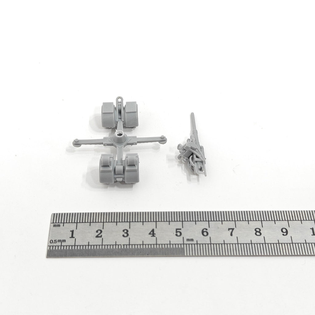 German 88 MM Flak 36 with Sd.Anh. 202,3D Printed,1/144 Scale Mini Model,Resin