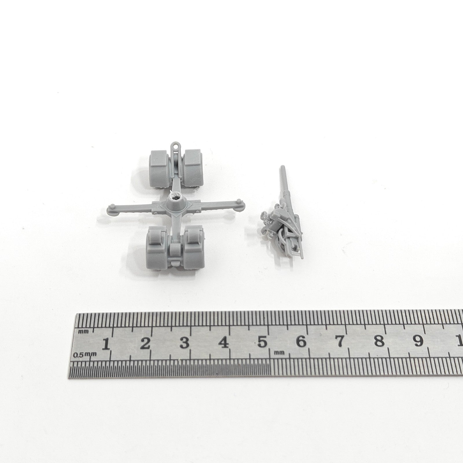 German 88 MM Flak 36 with Sd.Anh. 202,3D Printed,1/144 Scale Mini Model,Resin
