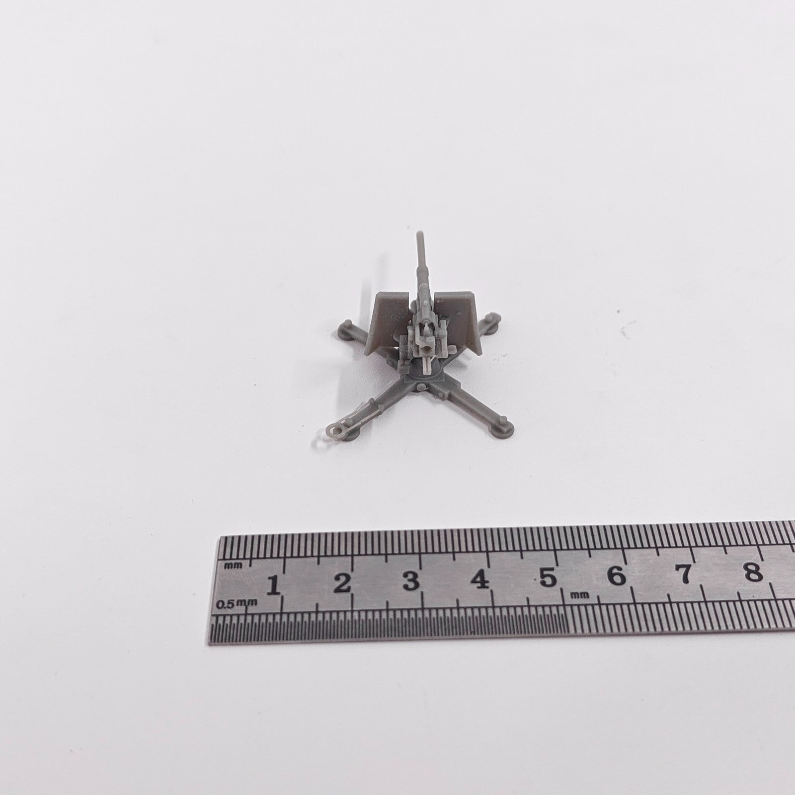 WWII German 88 MM Flak 36,3D Printed,1/144 Scale Mini Model,Resin