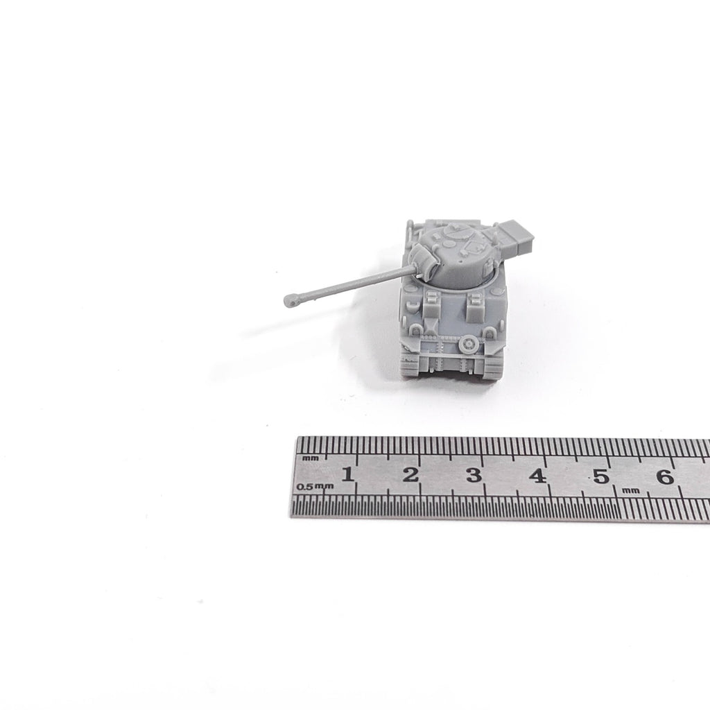 WWII British Sherman Firefly Tank,3D Printed,1/144 Scale Mini Tank Model,Resin