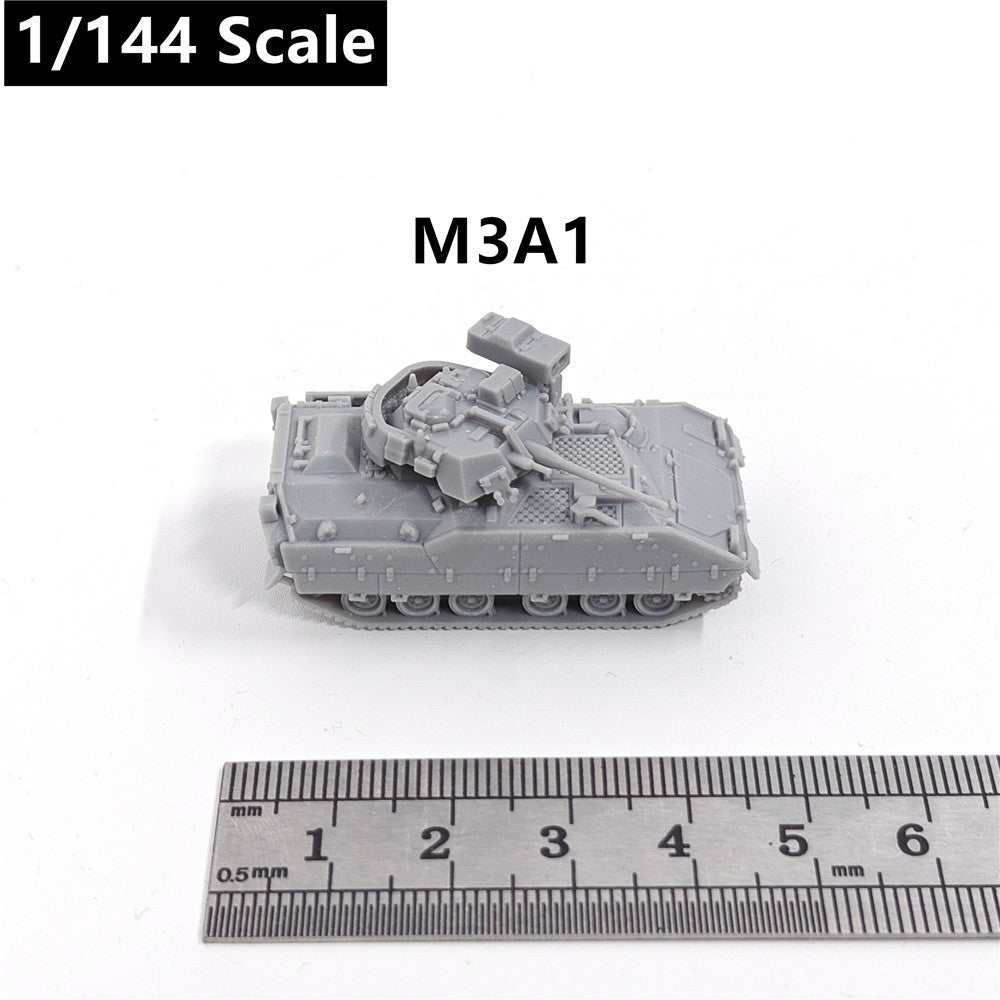 U.S. Army M3A1 Bradley CFV, 3D Printed ,1/144 Scale Mini Tank Model,Resin