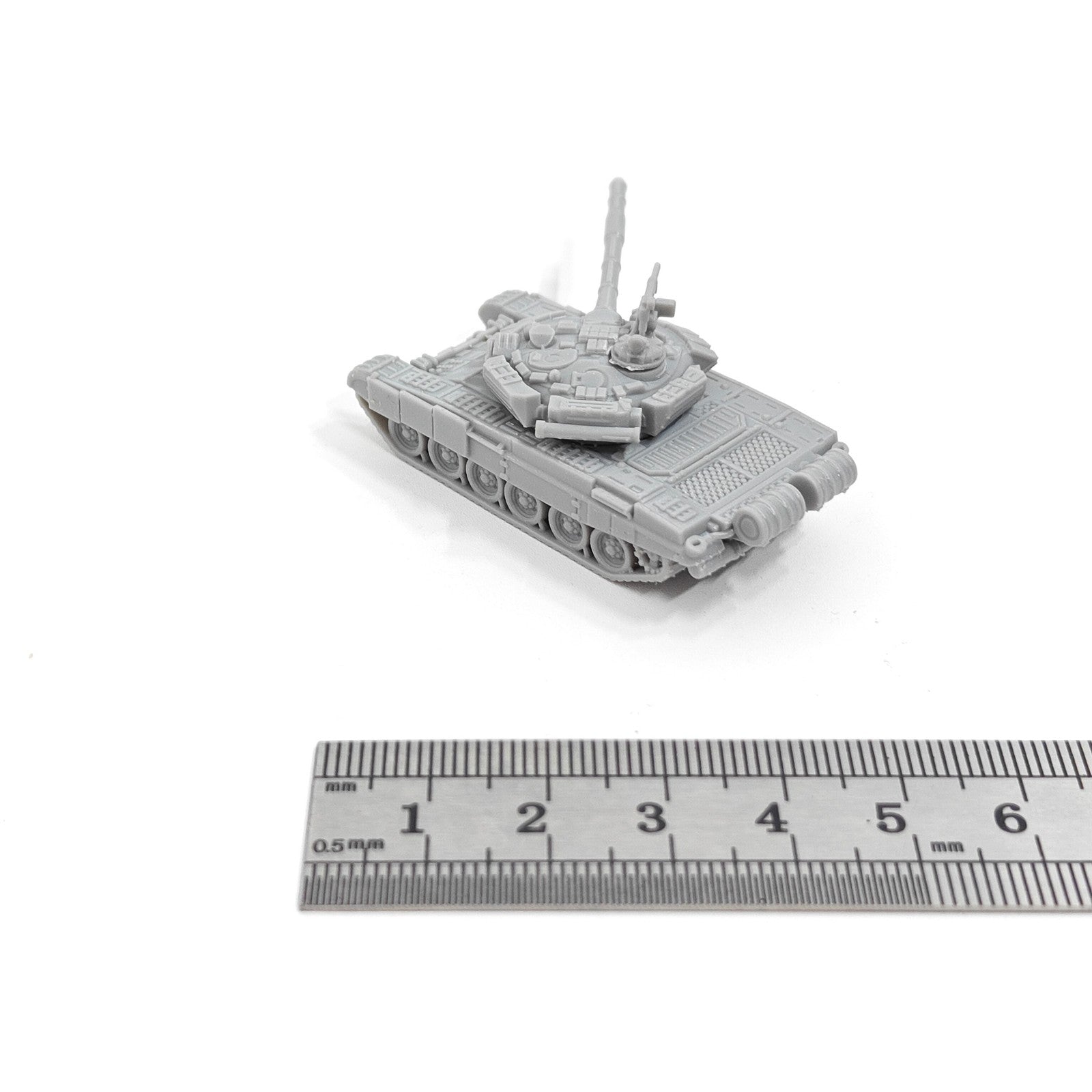 Soviet T-72BM Main Battle Tank,3D Printed,1/144 Scale Mini Tank Model,Resin