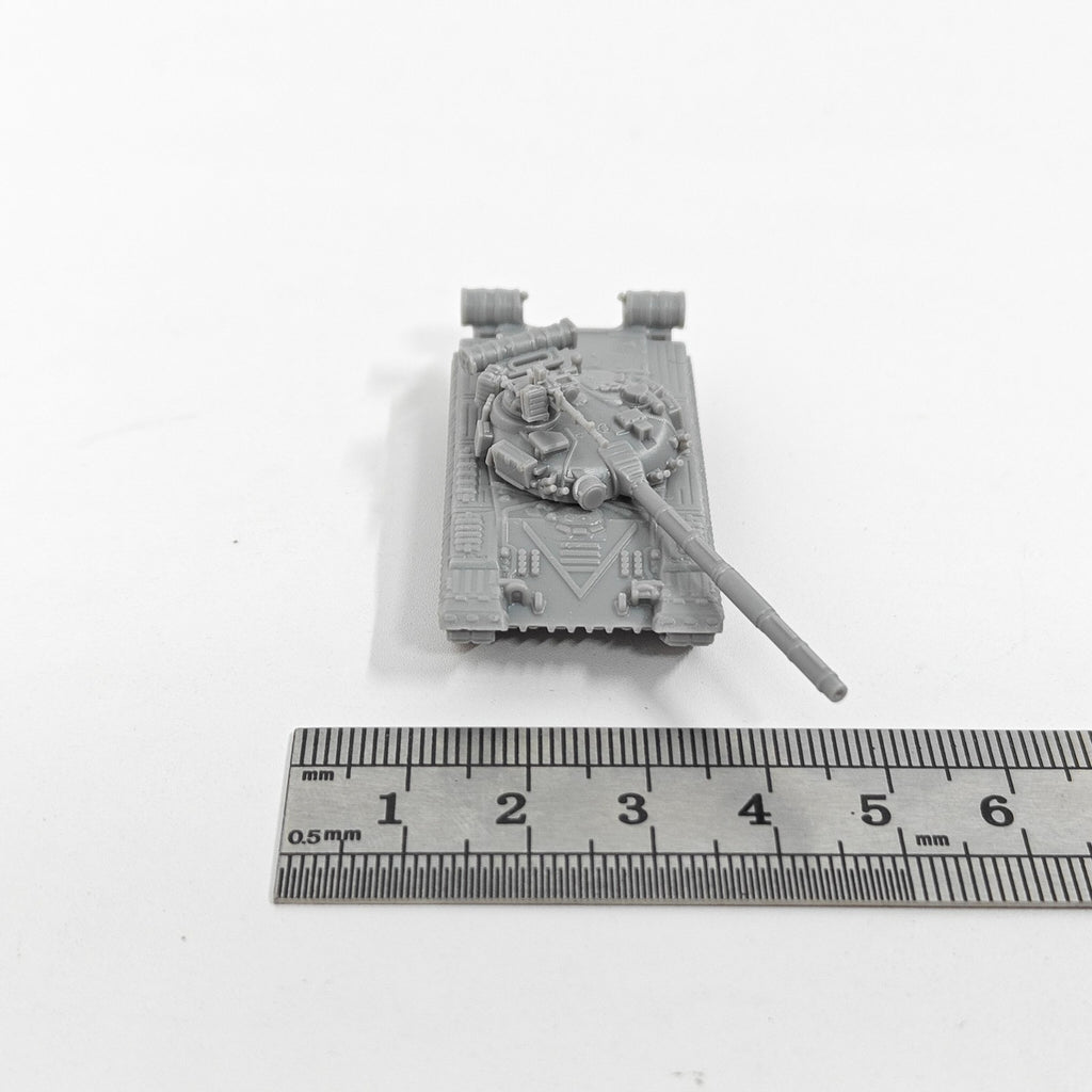 Soviet T-80B Main Battle Tank,3D Printed,1/144 Scale Mini Tank Model,Resin