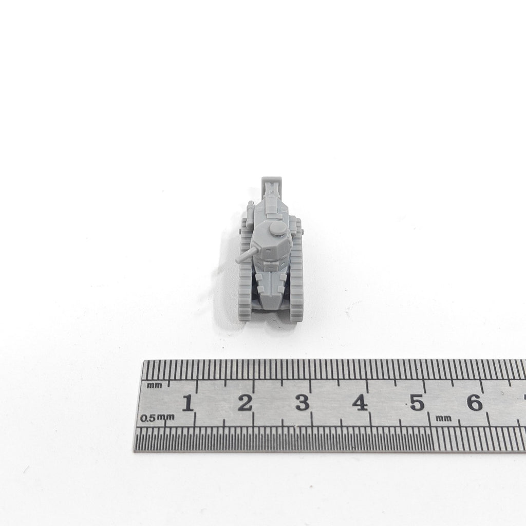 French Renault FT-17 Tank, 3D Printed ,1/144 Scale Mini Tank Model,Resin