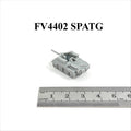 British FV4402 SPATG,3D Printed,1/144 Scale Mini Tank Model,Resin