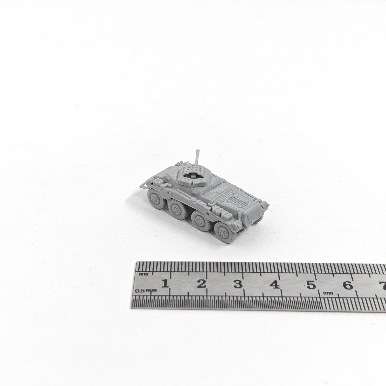 WWII German Sd.Kfz. 234/1 ARV,3D Printed,1/144 Scale Mini Tank Model,Resin