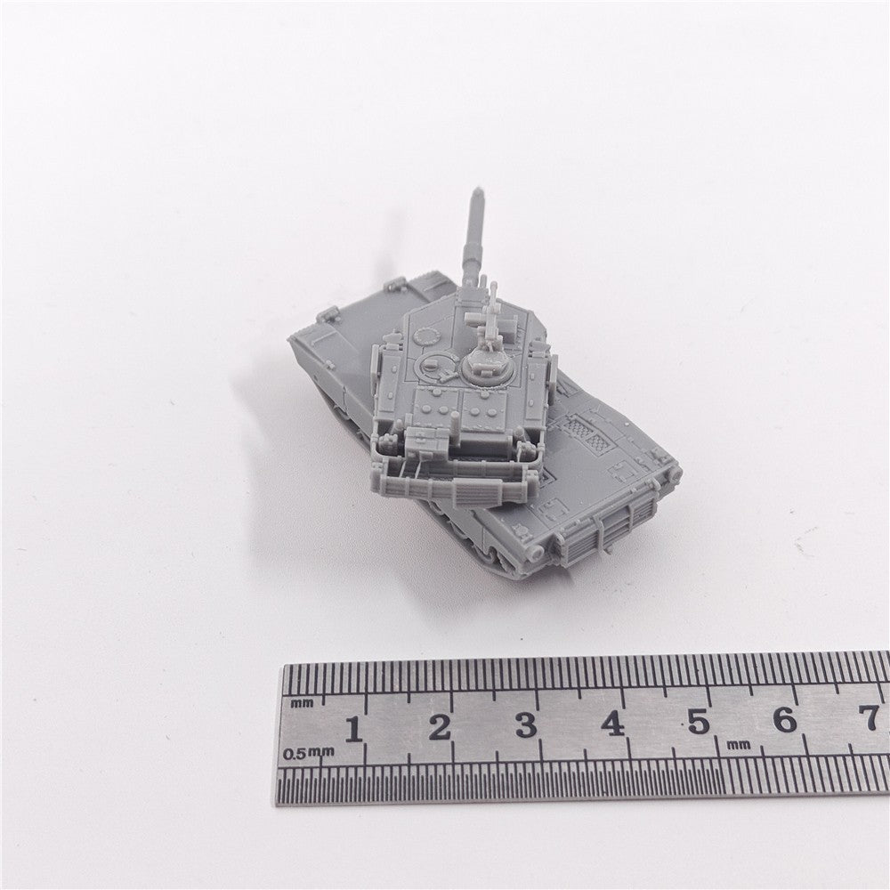 U.S. Army M1A1 Abrams Tank, 3D Printed ,1/144 Scale Mini Tank Model,Resin