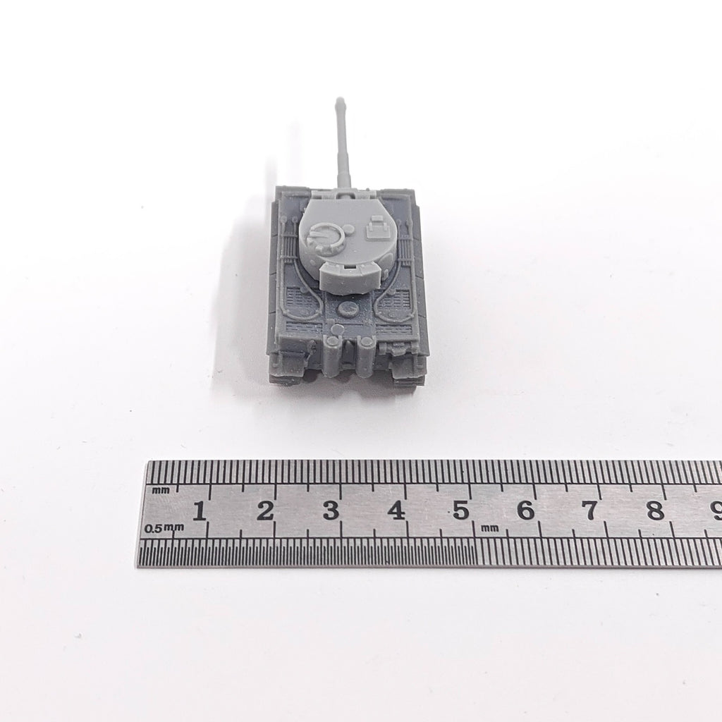 WWII German Tiger I (Mid) Heavy Tank,3D Printed,1/144 Mini Tank Model,Resin