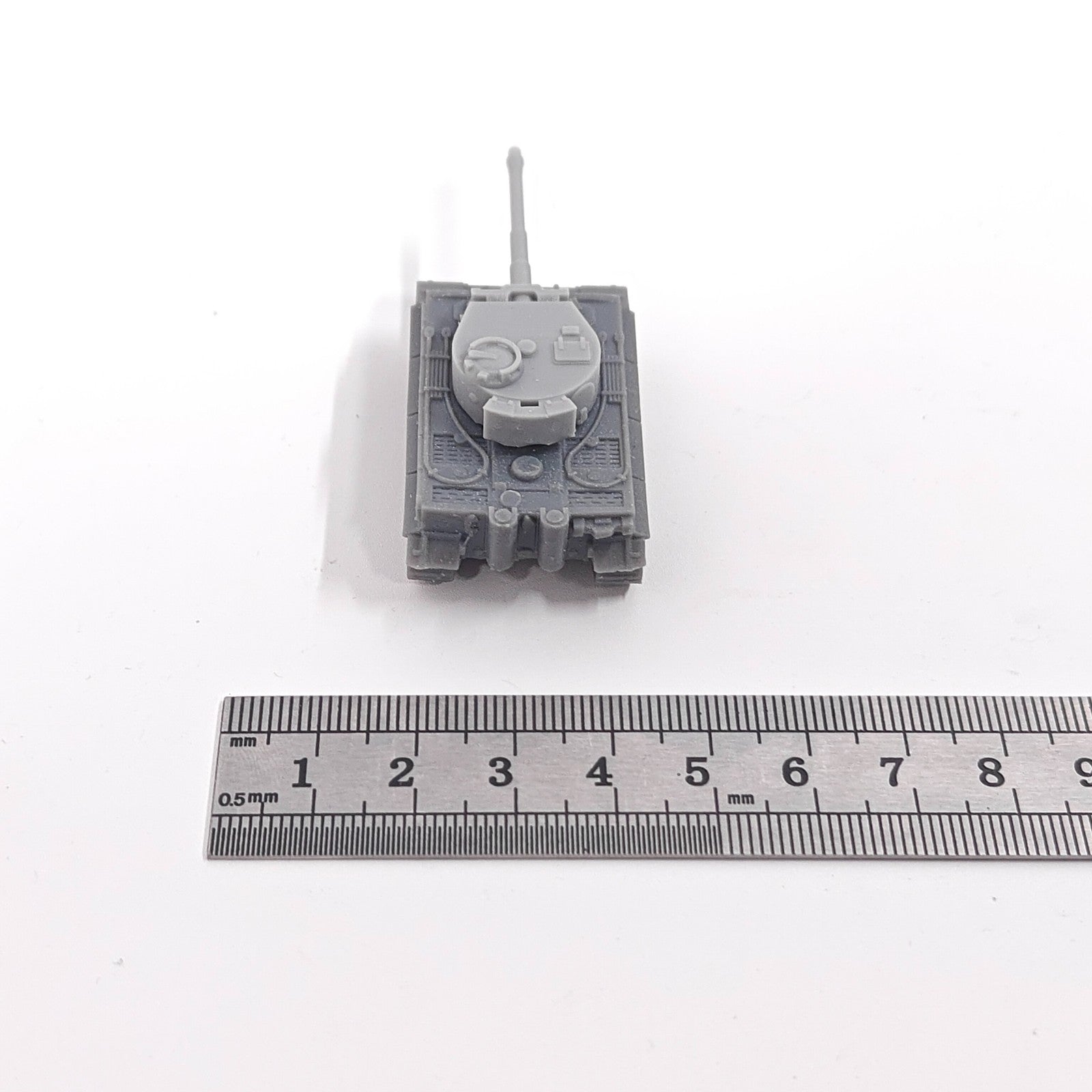 WWII German Tiger I (Mid) Heavy Tank,3D Printed,1/144 Mini Tank Model,Resin