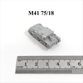 WWII Italian M41 75/18 Assault Gun,3D Printed,1/144 Scale Mini Tank Model,Resin