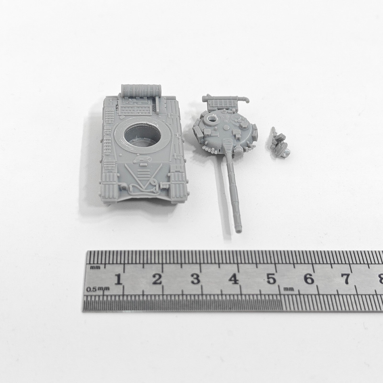 Soviet T-64A Main Battle Tank,3D Printed,1/144 Scale Mini Tank Model,Resin