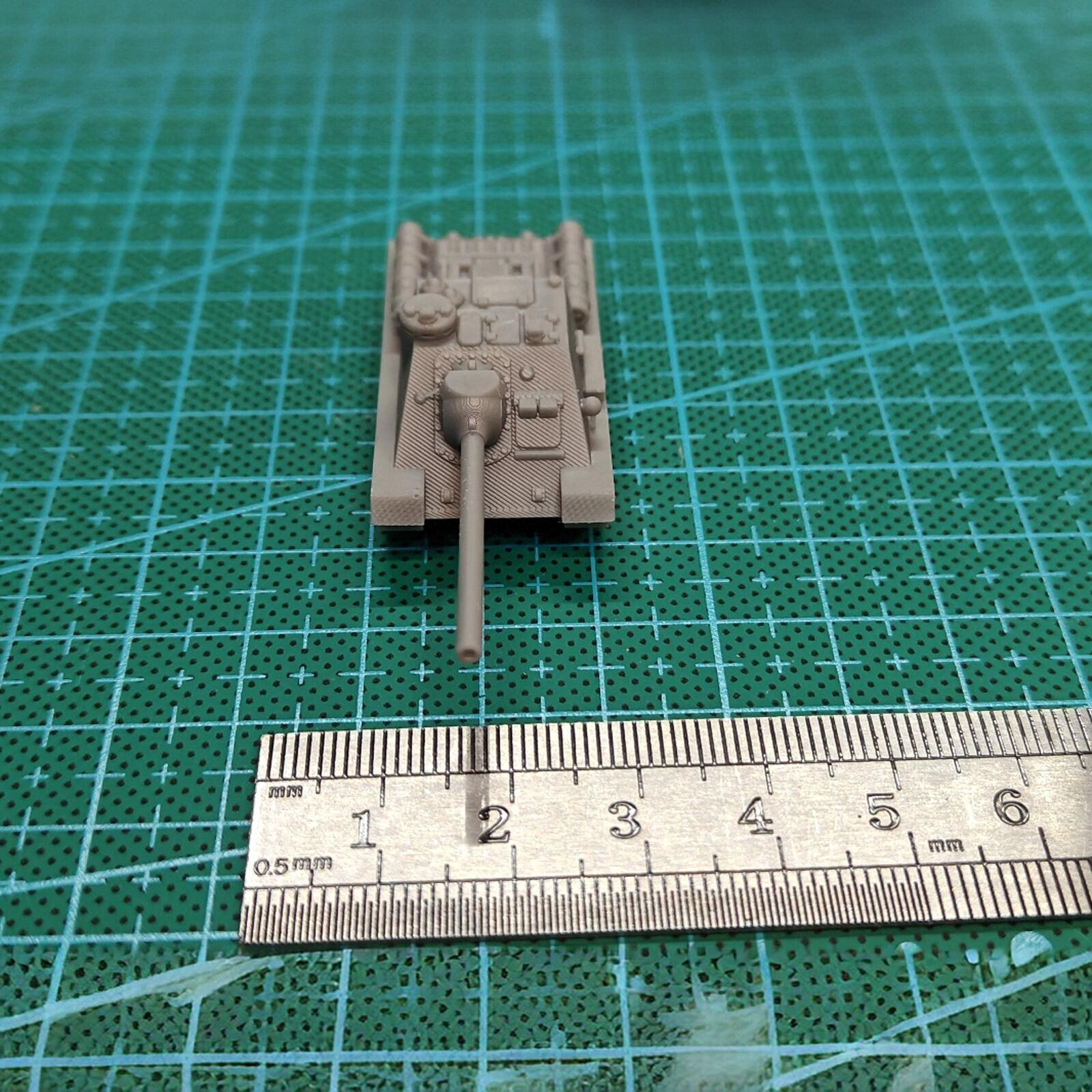 WWII Soviet SU-100 Tank Destroyer,3D Printed,1/144 Scale Mini Tank Model,Resin