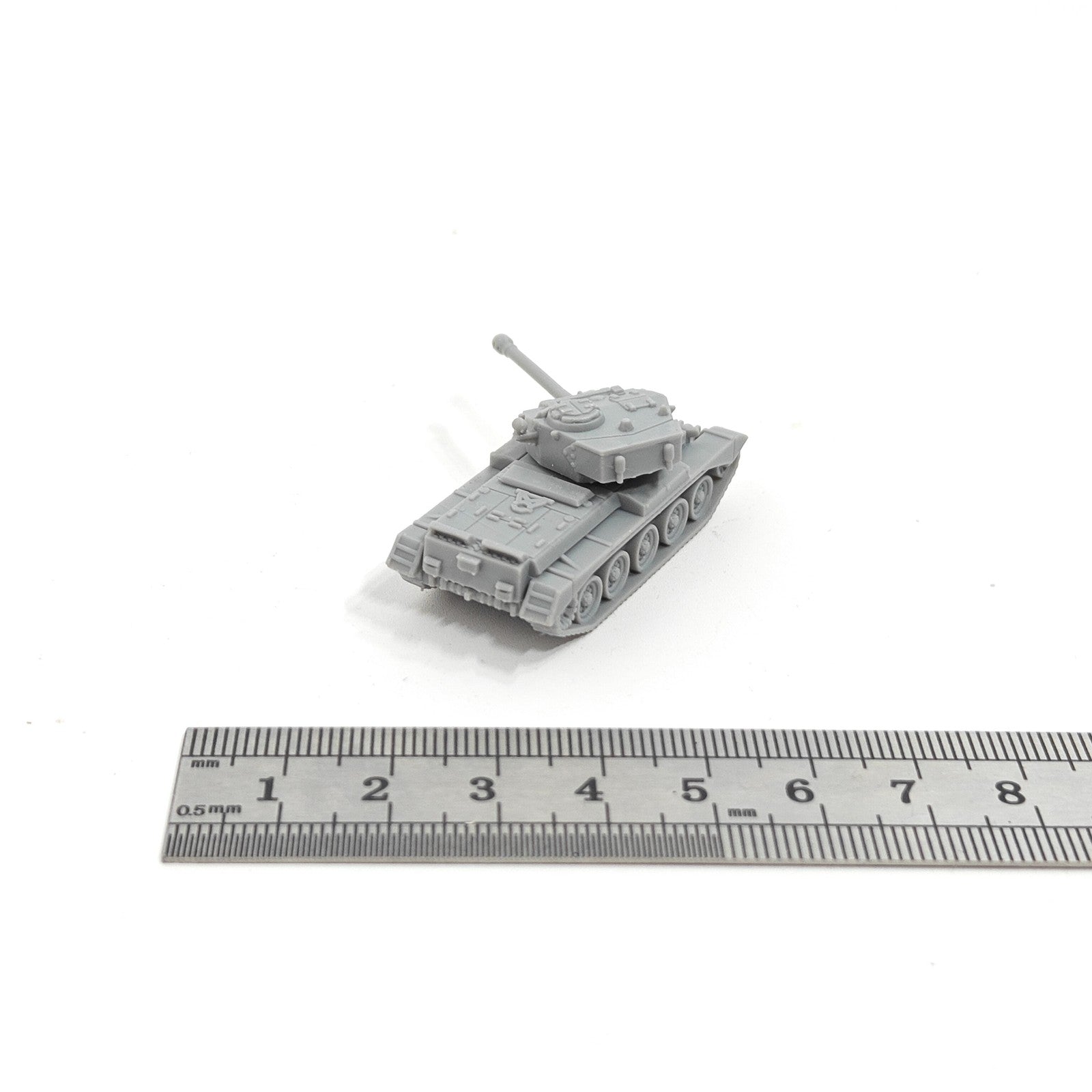 WWII British A34 Comet Tank,3D Printed,1/144 Scale Mini Tank Model,Resin