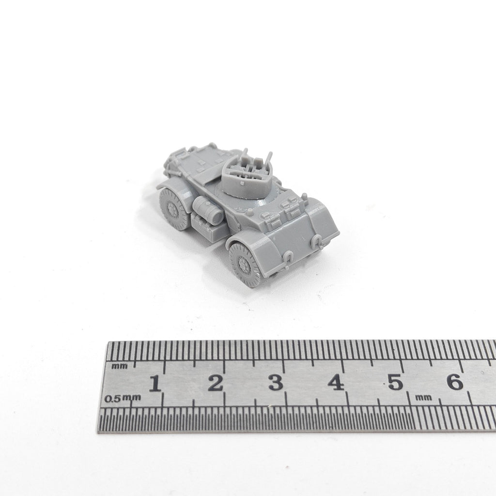 WWII British T17E2 Staghound AA,3D Printed,1/144 Scale Mini Tank Model,Resin
