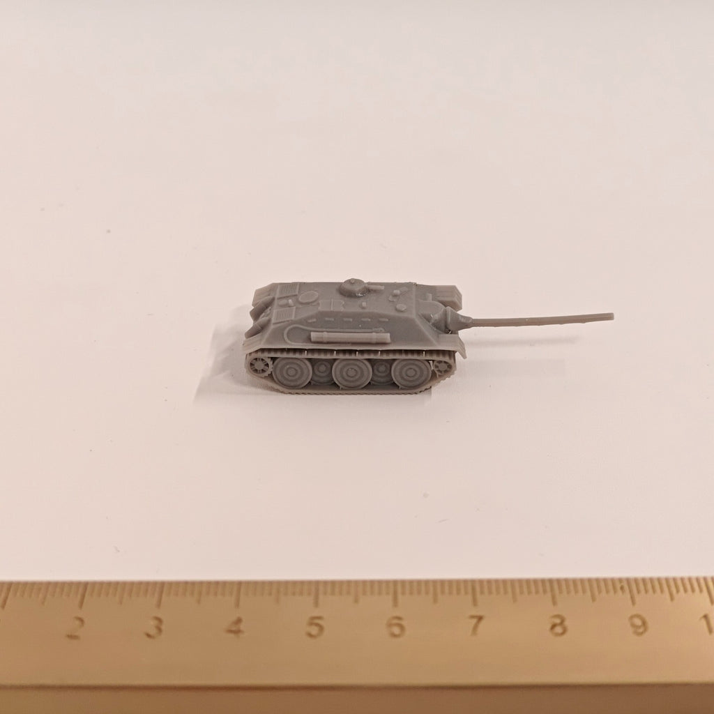 WWII German E-25 Tank Destroyer,3D Printed,1/144 Scale Mini Tank Model,Resin