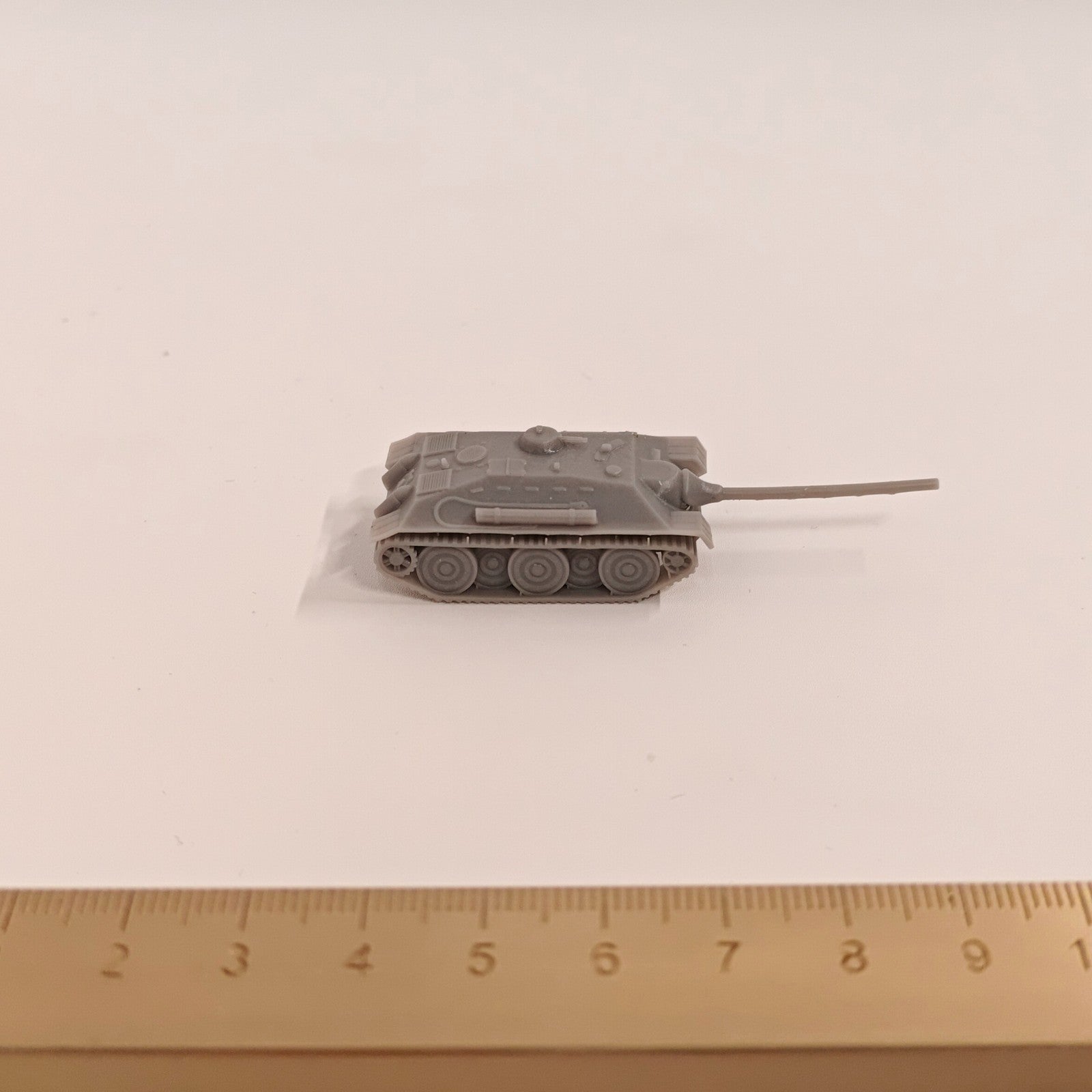 WWII German E-25 Tank Destroyer,3D Printed,1/144 Scale Mini Tank Model,Resin