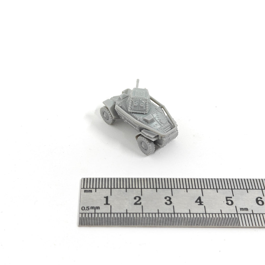 Hungarian 39M Csaba Armored Vehicle,3D Printed,1/144 Scale Mini Tank Model,Resin