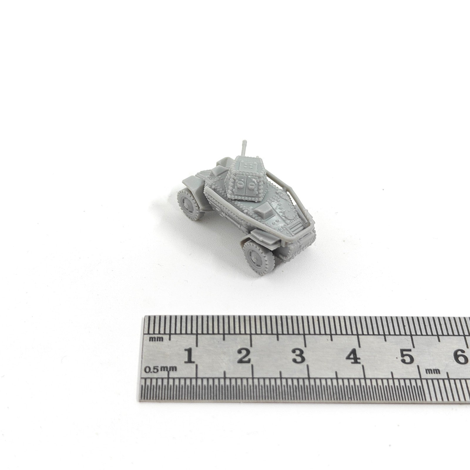 Hungarian 39M Csaba Armored Vehicle,3D Printed,1/144 Scale Mini Tank Model,Resin