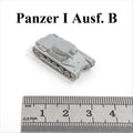 WWII German Panzer I Ausf. B Light Tank,3D Printed,1/144 Scale Tank Model,Resin