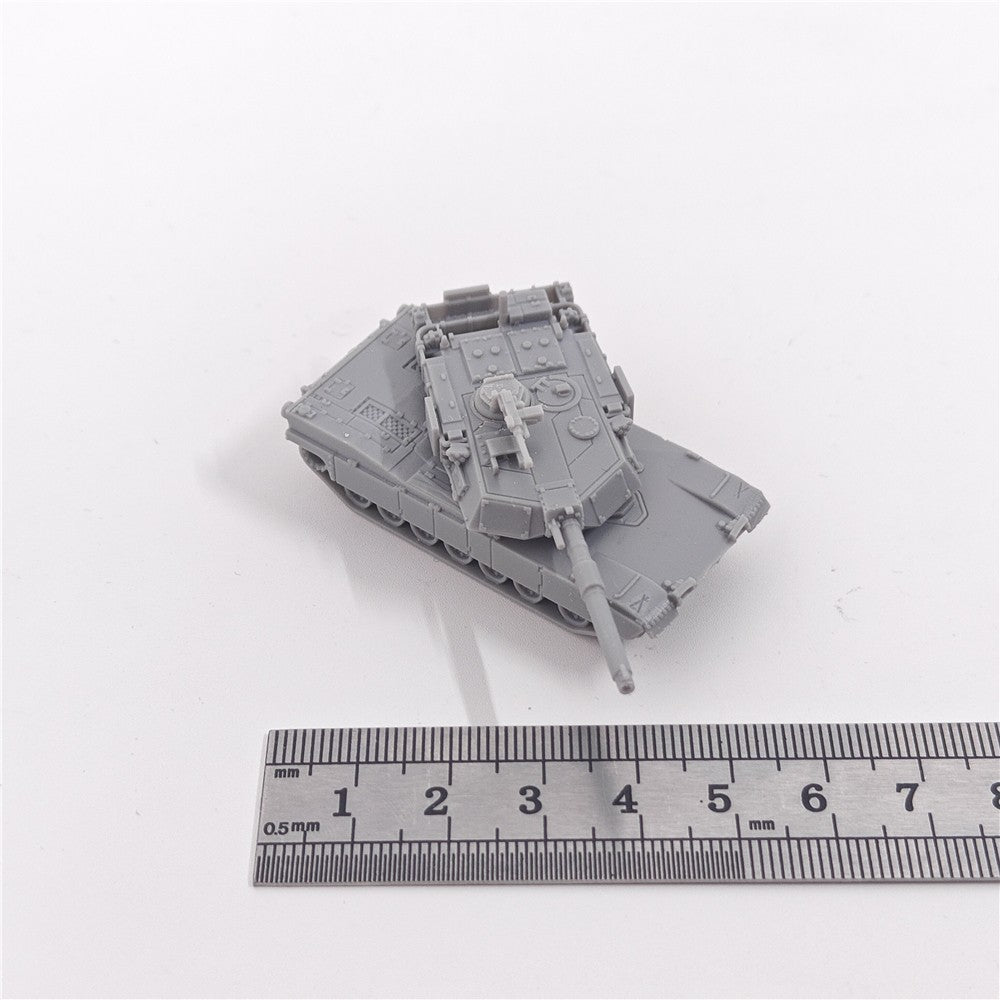 U.S. Army M1A1 Abrams Tank, 3D Printed ,1/144 Scale Mini Tank Model,Resin