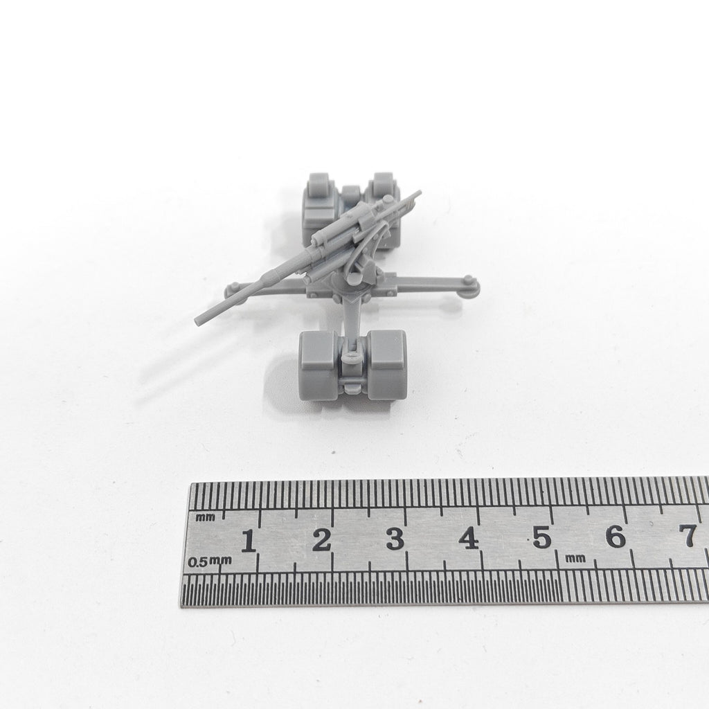 German 88 MM Flak 36 with Sd.Anh. 202,3D Printed,1/144 Scale Mini Model,Resin