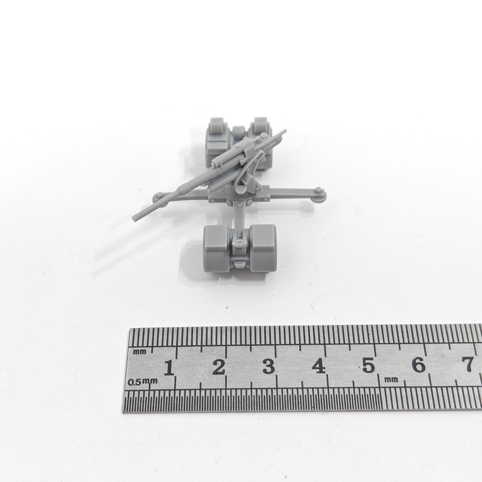German 88 MM Flak 36 with Sd.Anh. 202,3D Printed,1/144 Scale Mini Model,Resin