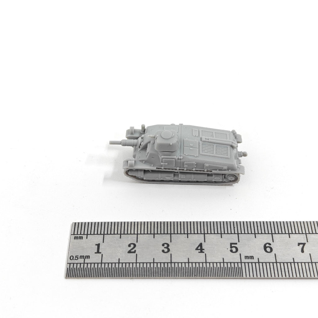 French S-40 Anti-tank Gun, 3D Printed ,1/144 Scale Mini Tank Model,Resin