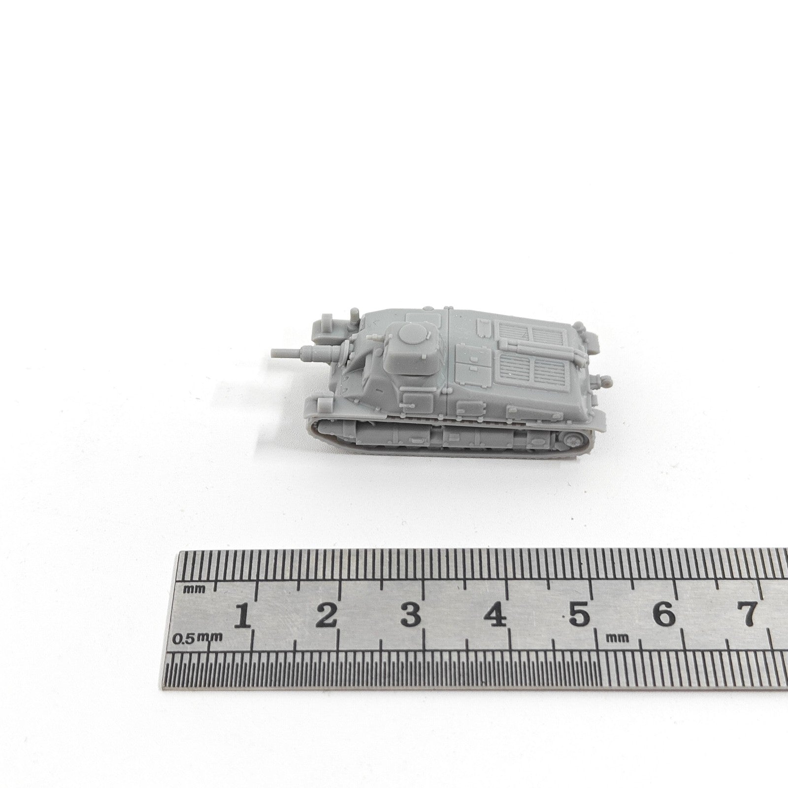 French S-40 Anti-tank Gun, 3D Printed ,1/144 Scale Mini Tank Model,Resin