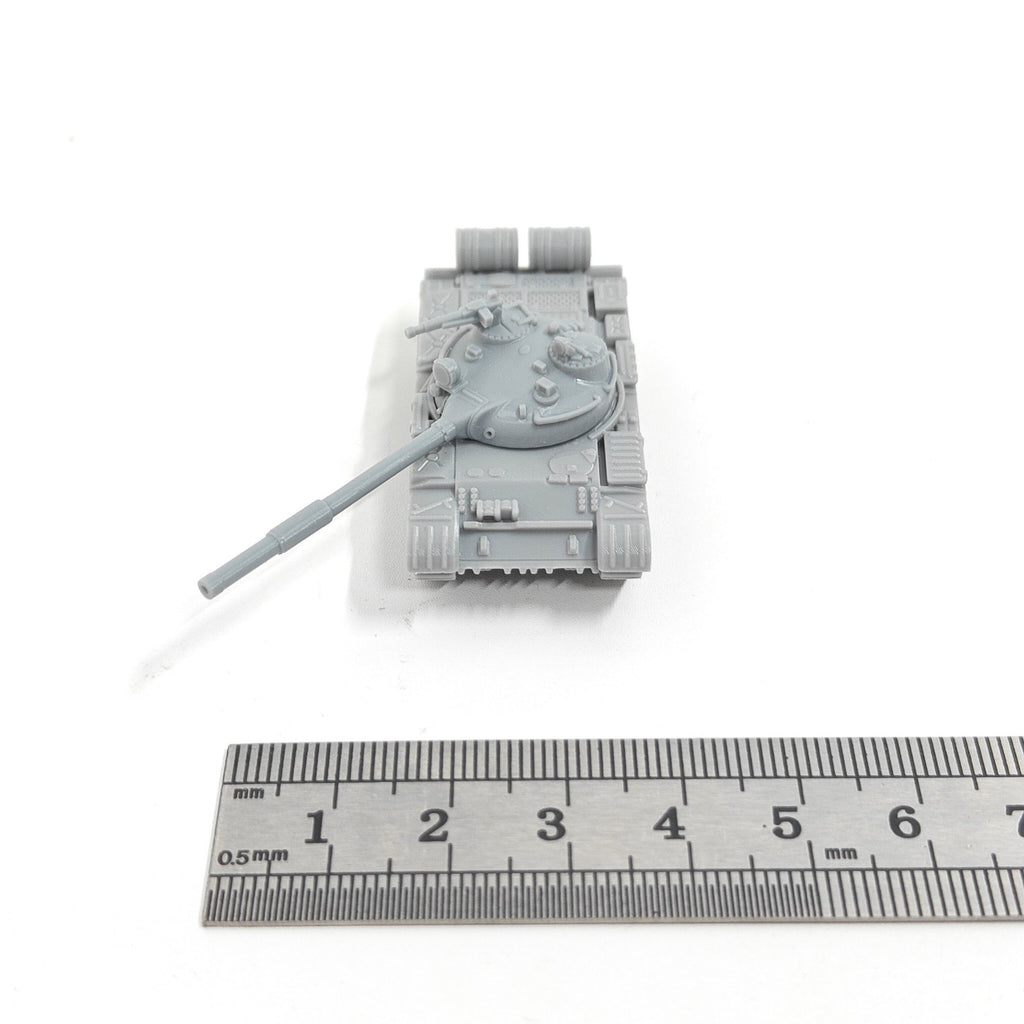 Soviet T-62 Main Battle Tank,3D Printed,1/144 Scale Mini Tank Model,Resin
