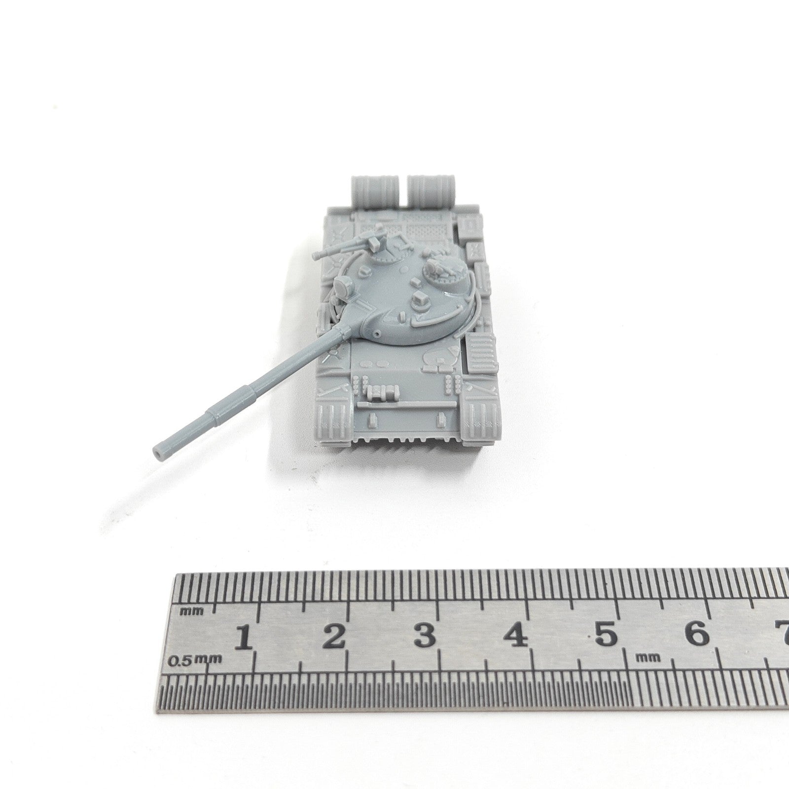 Soviet T-62 Main Battle Tank,3D Printed,1/144 Scale Mini Tank Model,Resin