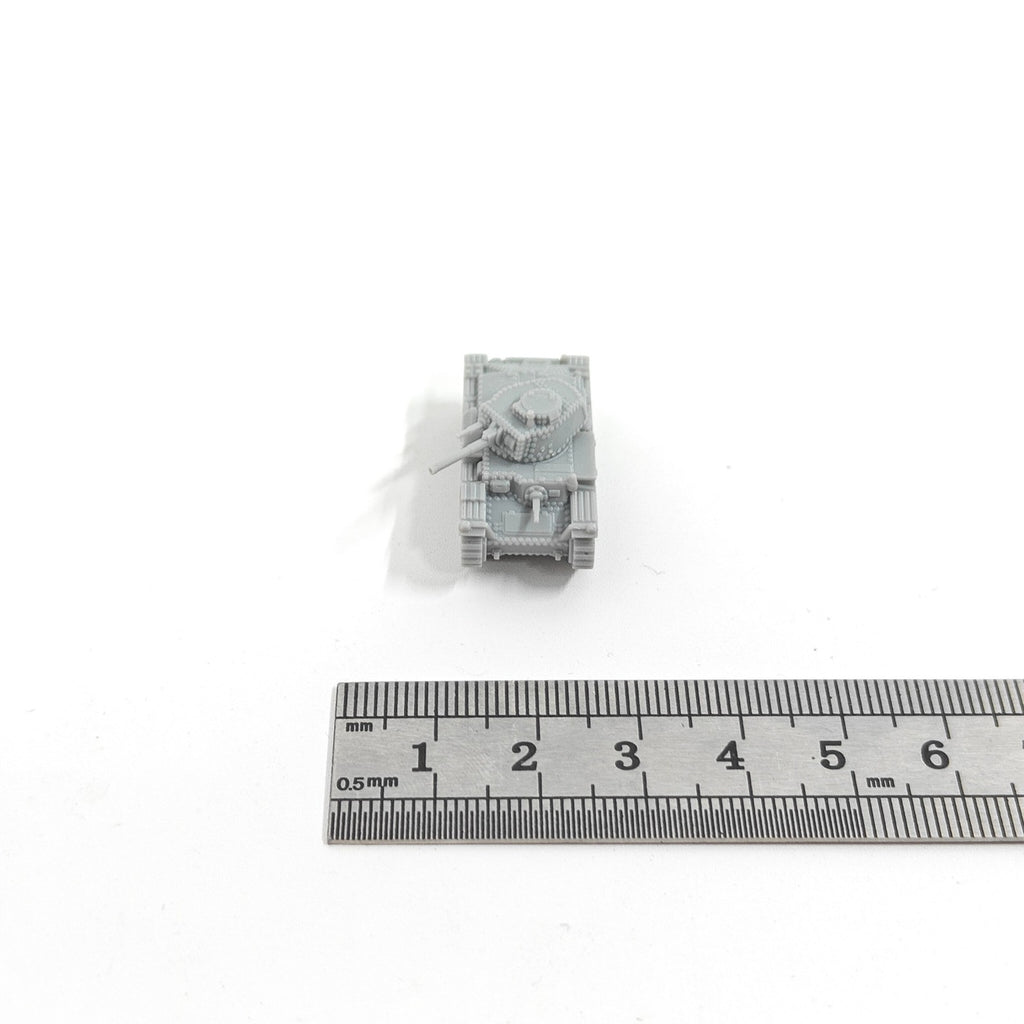 WWII German PZ.38(t) Light Tank,3D Printed,1/144 Scale Mini Tank Model,Resin
