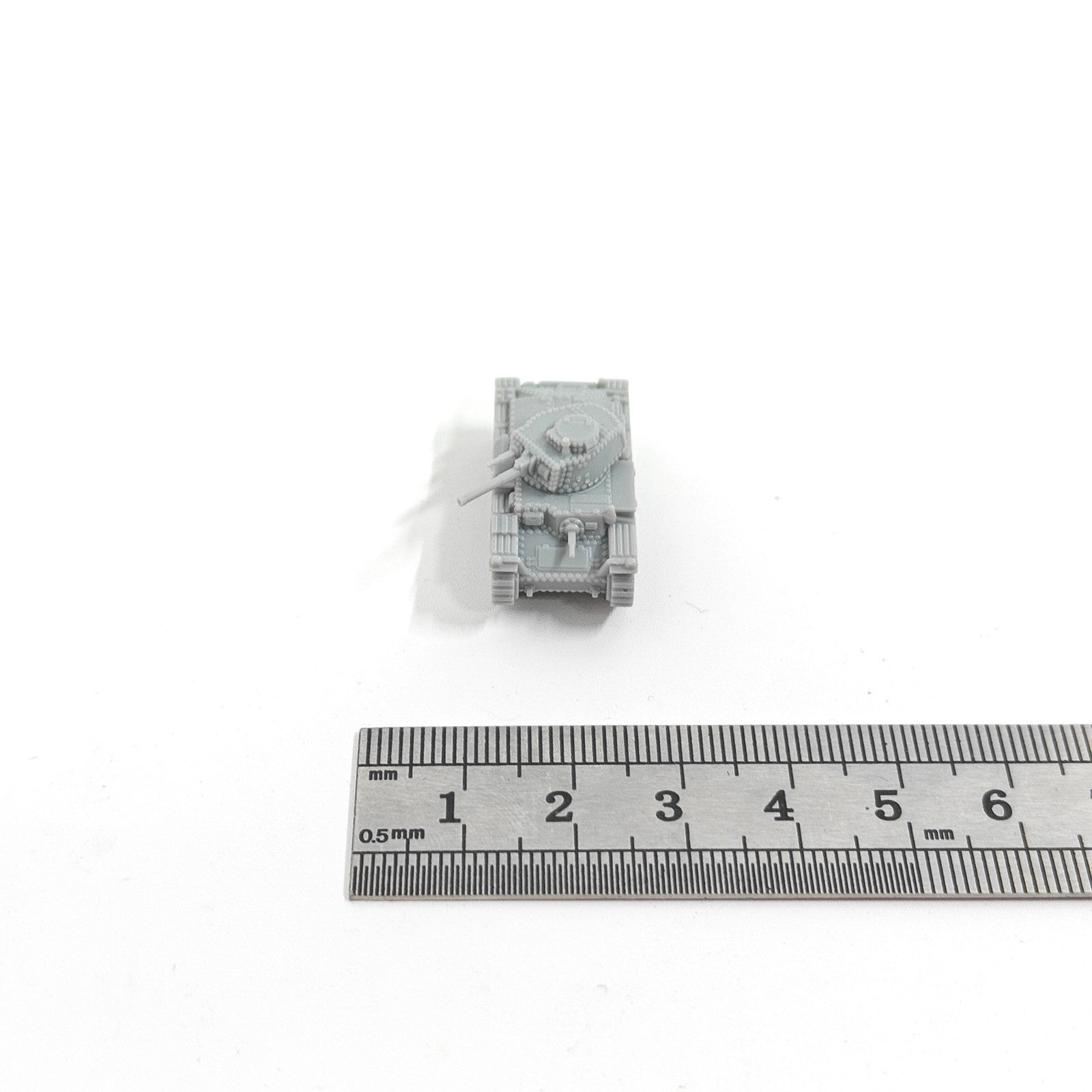 WWII German PZ.38(t) Light Tank,3D Printed,1/144 Scale Mini Tank Model,Resin