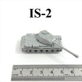 WWII Soviet IS-2 Heavy Tank,3D Printed,1/144 Scale Mini Tank Model,Resin