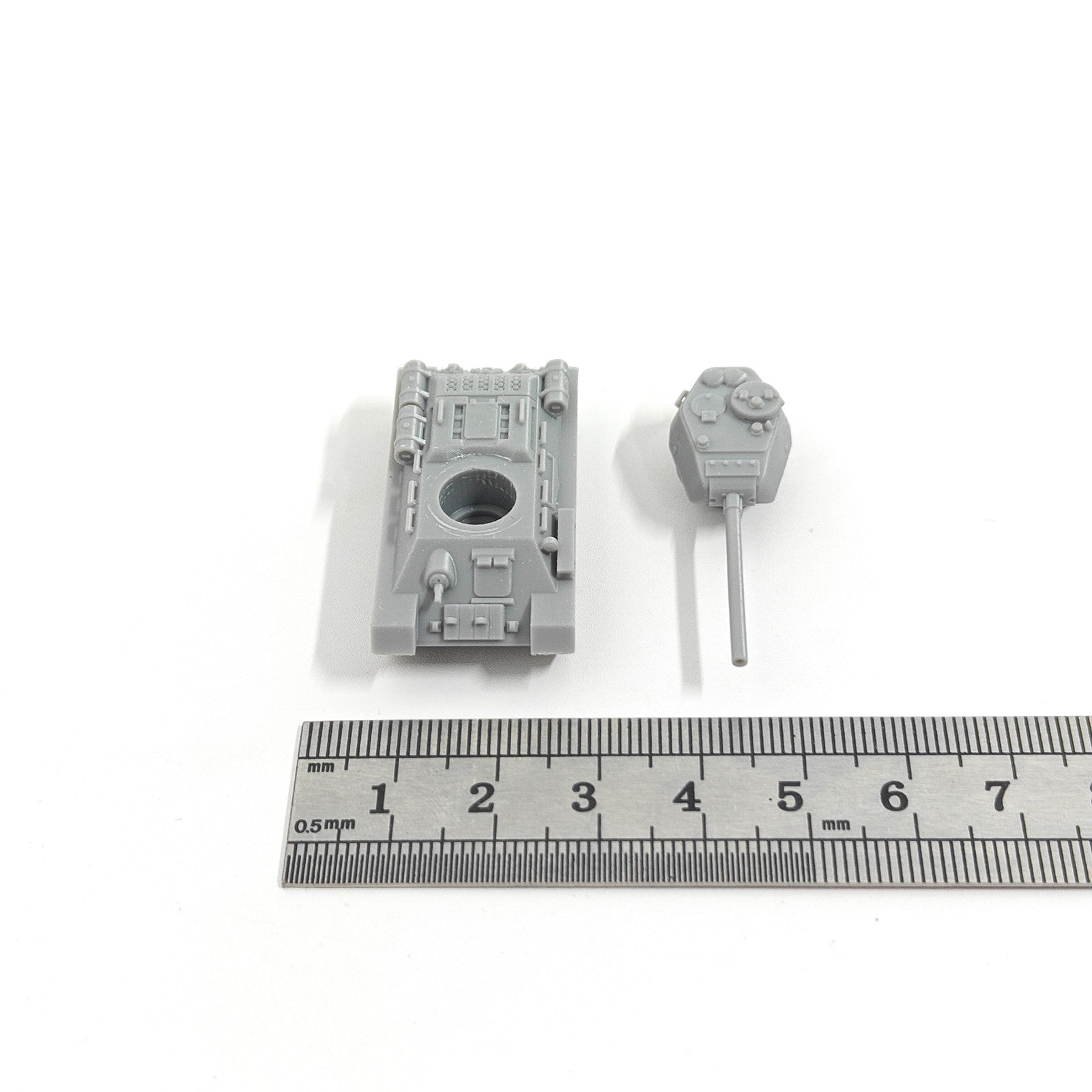 WWII Soviet T-34/85 Medium Tank,3D Printed,1/144 Scale Mini Tank Model,Resin