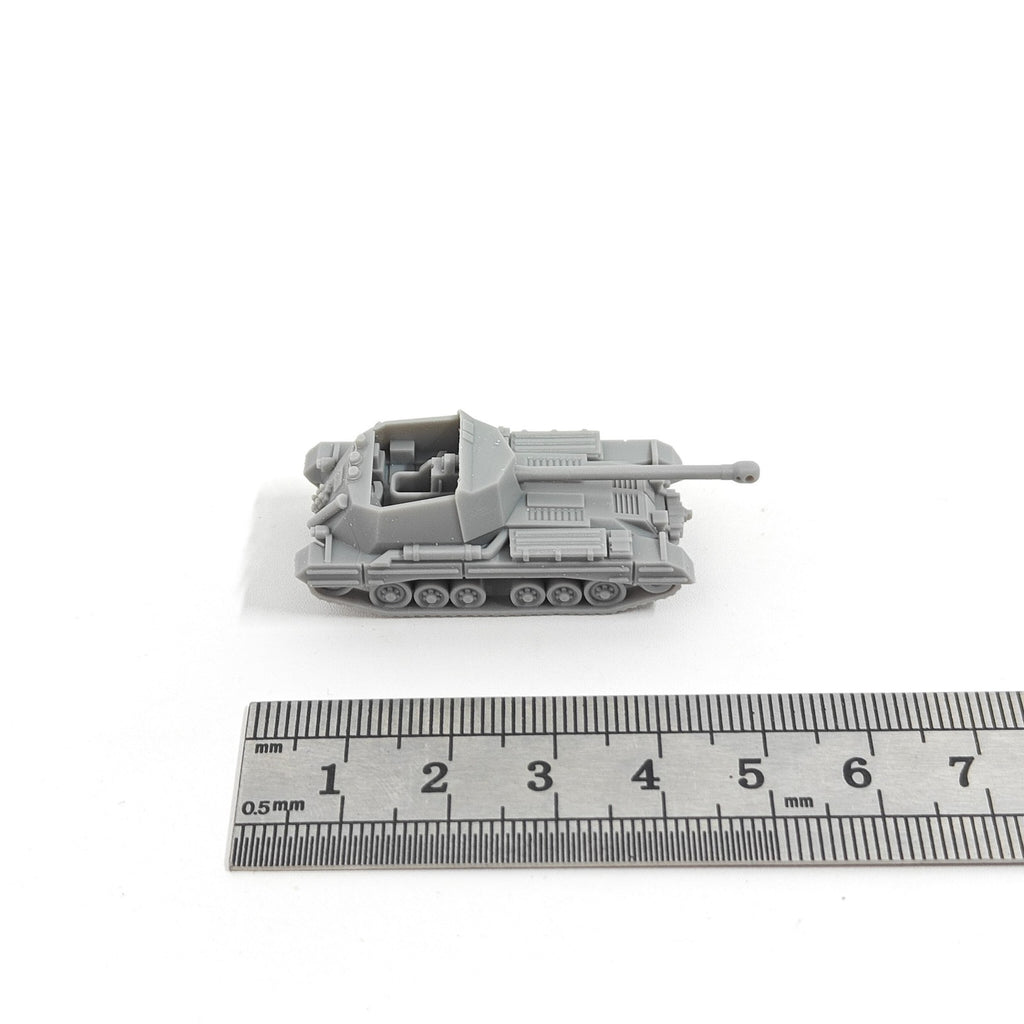 UK Self-Propelled Anti-Tank Gun,3D Printed,1/144 Scale Mini Tank Model,Resin