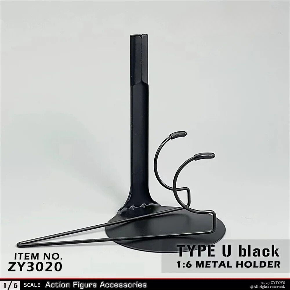 Metal Display Holder Adjustable Base Stand Fit 1/6 Scale Action Figure