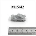 WWII Italian M15/42 medium Tank,3D Printed,1/144 Scale Mini Tank Model,Resin