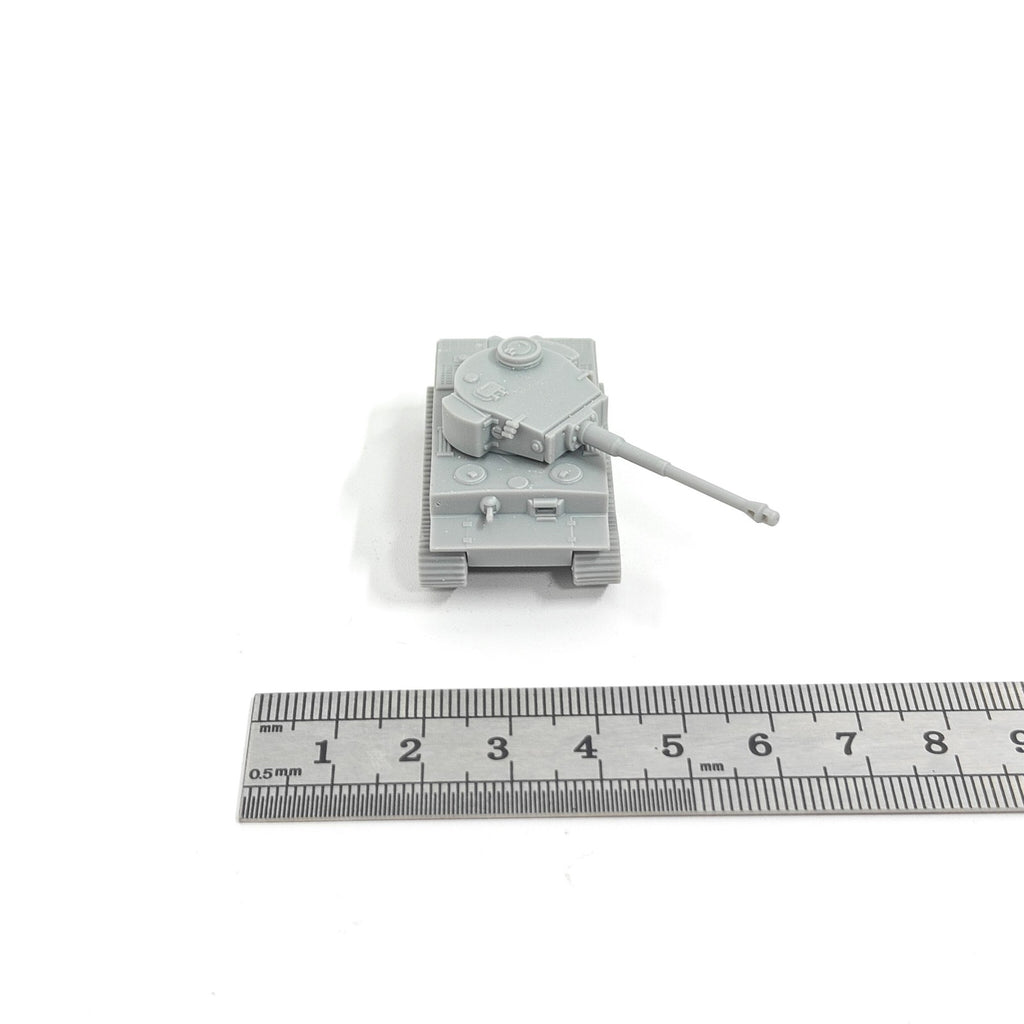 WWII German Tiger I Heavy Tank,3D Printed,1/144 Mini Tank Model,Resin