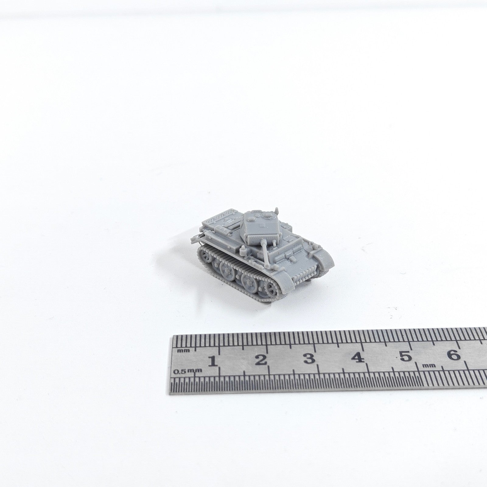 WWII German Panzer II Ausf. L Luchs Light Tank,3D Printed,1/144 Mini Model,Resin