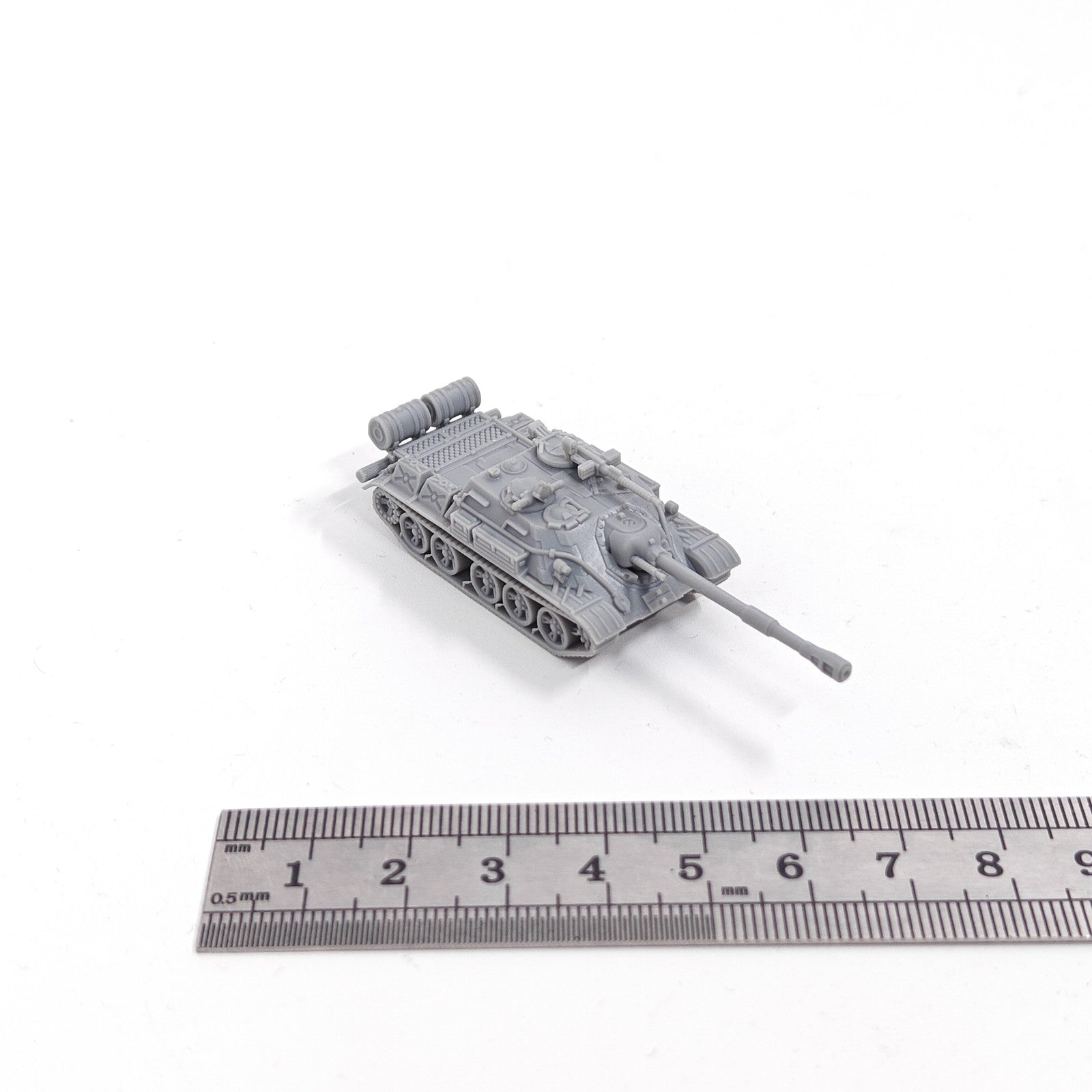 Soviet SU-122-54 Tank Destroyer,3D Printed,1/144 Scale Mini Tank Model,Resin